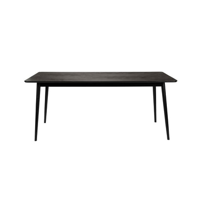 White Label Living Eettafel Fabio 180x90cm Zwart - KwaliteitWonen.nl