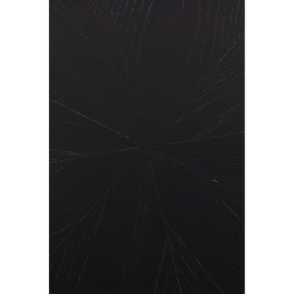 White Label Living Eettafel Fabio Rond 100cm Zwart - KwaliteitWonen.nl