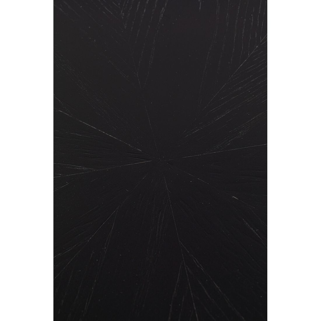 White Label Living Eettafel Fabio Rond 120cm Zwart - KwaliteitWonen.nl