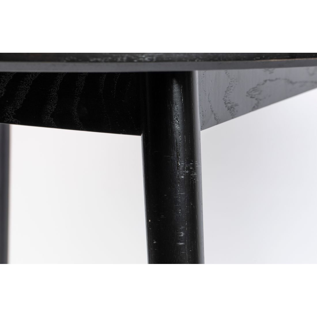 White Label Living Eettafel Fabio Rond 120cm Zwart - KwaliteitWonen.nl