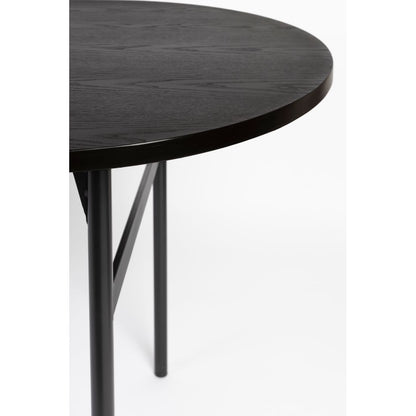 White Label Living Eettafel Marcio 180x80cm Zwart - KwaliteitWonen.nl