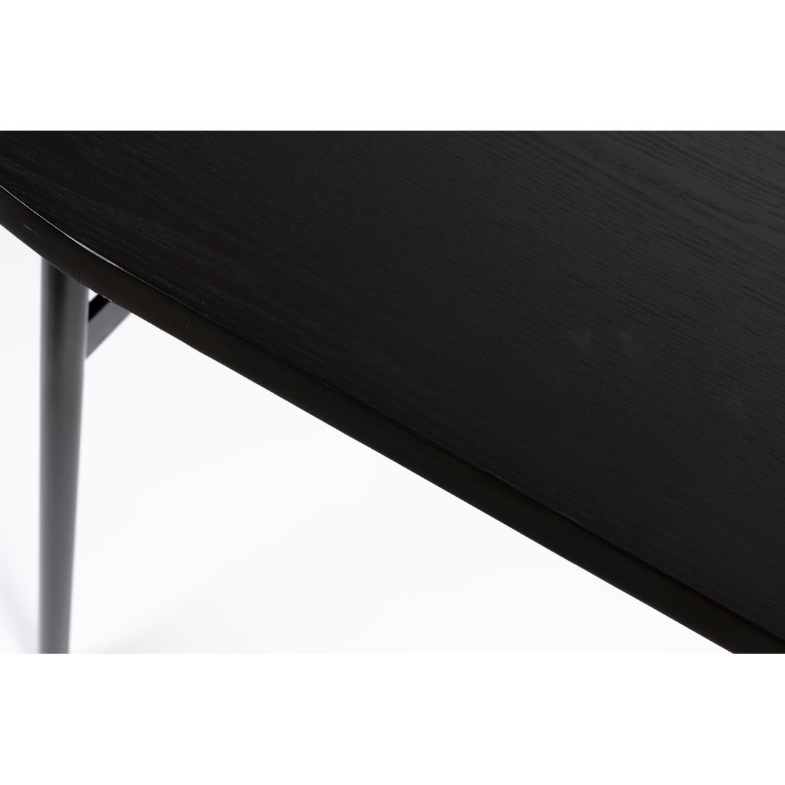 White Label Living Eettafel Marcio 180x80cm Zwart - KwaliteitWonen.nl