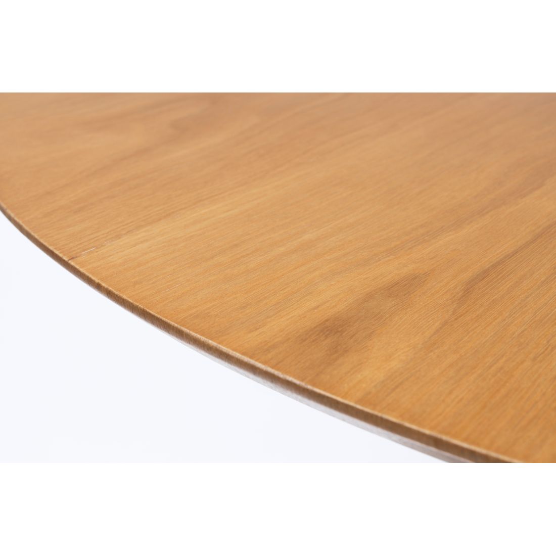 White Label Living Eettafel Raku Rond 110cm Naturel - KwaliteitWonen.nl