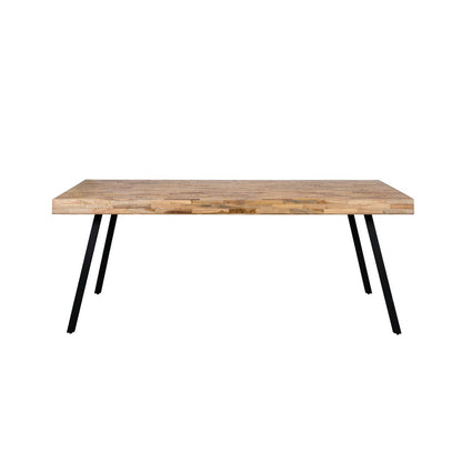 White Label Living Eettafel Suri 200x90cm Naturel - KwaliteitWonen.nl