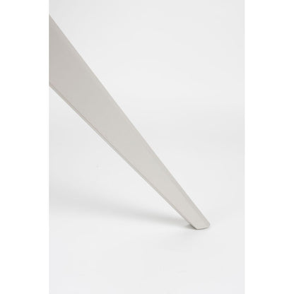 White Label Living Eettafel Zeme Rond 120cm Beige - KwaliteitWonen.nl