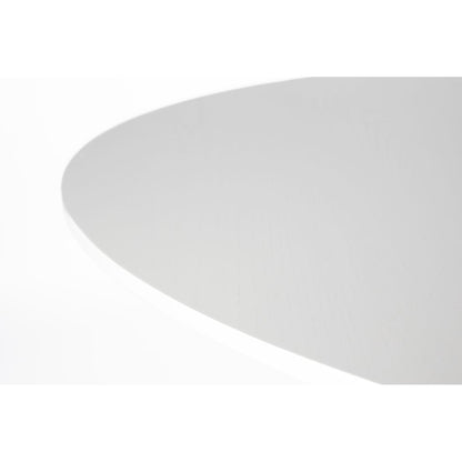 White Label Living Eettafel Zeme Rond 120cm Beige - KwaliteitWonen.nl
