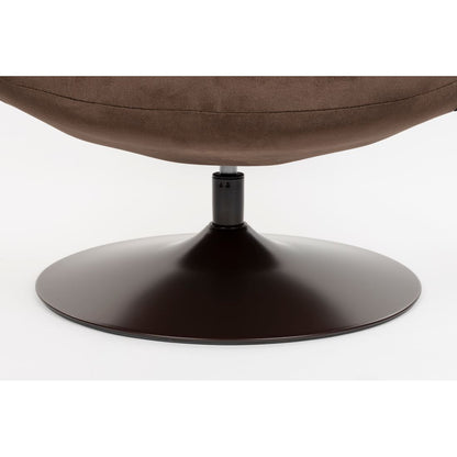 White Label Living Fauteuil Beefy Bruin - KwaliteitWonen.nl