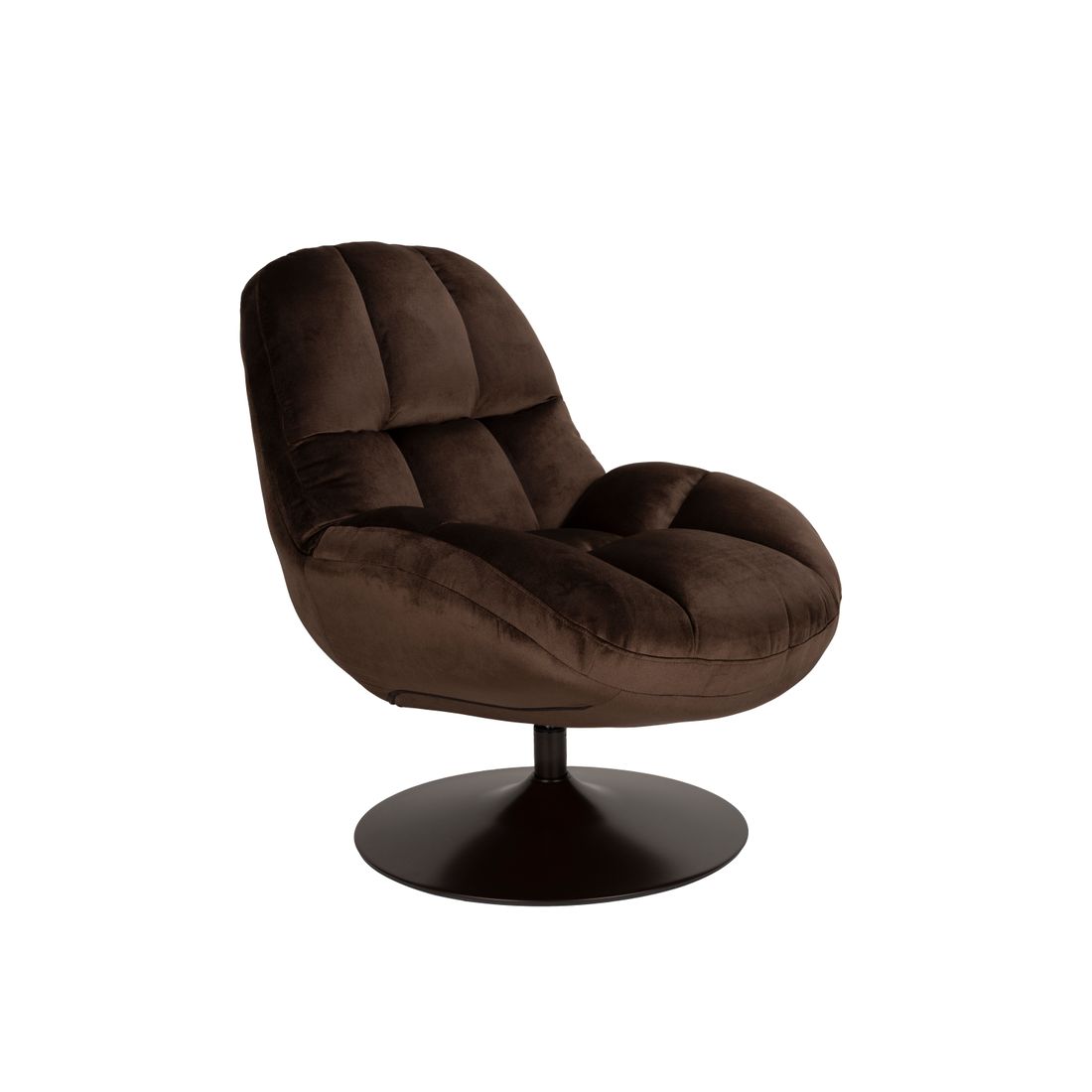 White Label Living Fauteuil Beefy Bruin - KwaliteitWonen.nl