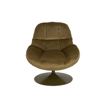 White Label Living Fauteuil Beefy Olijfgroen - KwaliteitWonen.nl