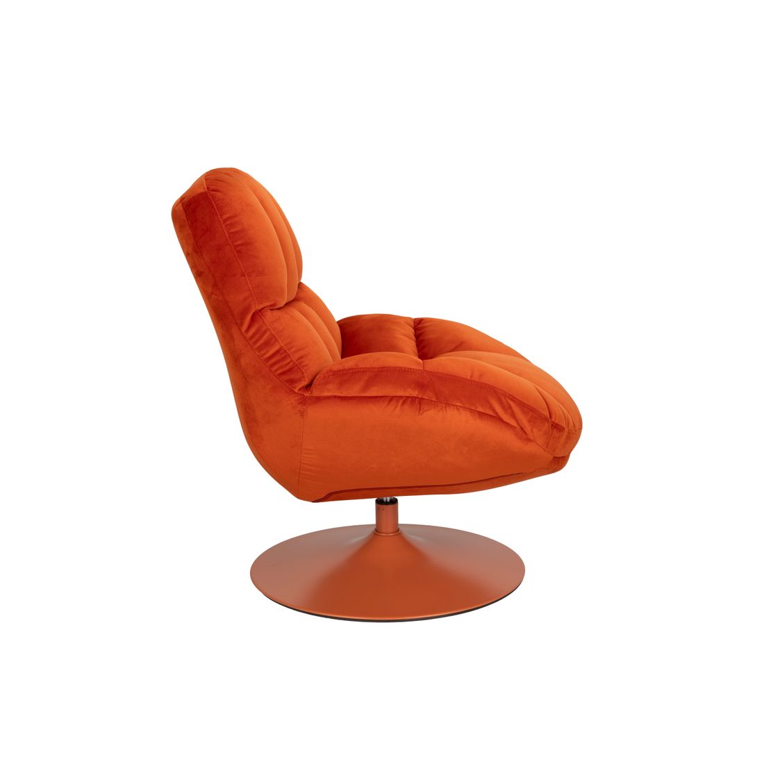 White Label Living Fauteuil Beefy Oranje - KwaliteitWonen.nl