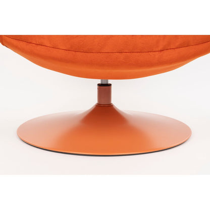 White Label Living Fauteuil Beefy Oranje - KwaliteitWonen.nl