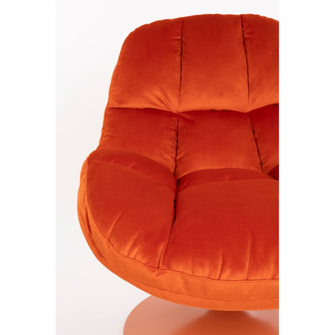 White Label Living Fauteuil Beefy Oranje - KwaliteitWonen.nl
