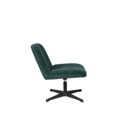 White Label Living Fauteuil Belmond Rib Groen - KwaliteitWonen.nl