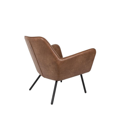 White Label Living Fauteuil Bon Bruin - KwaliteitWonen.nl