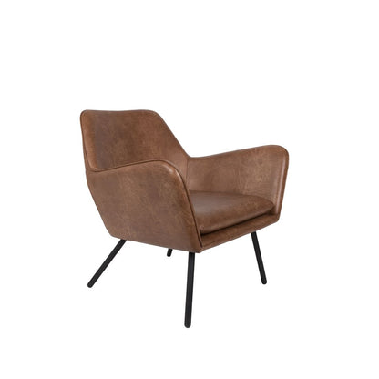 White Label Living Fauteuil Bon Bruin - KwaliteitWonen.nl