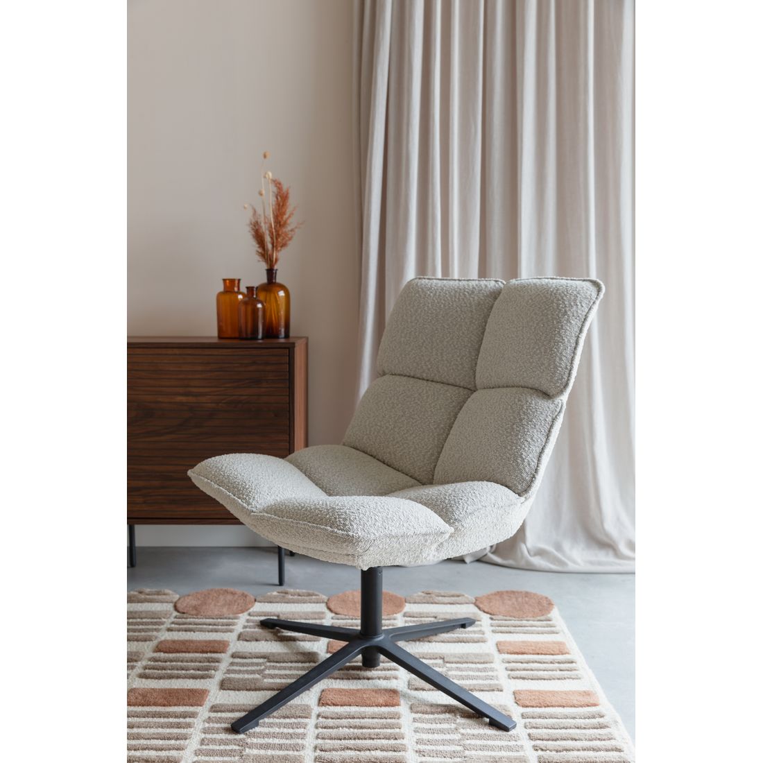 White Label Living Fauteuil Bros Wit - KwaliteitWonen.nl