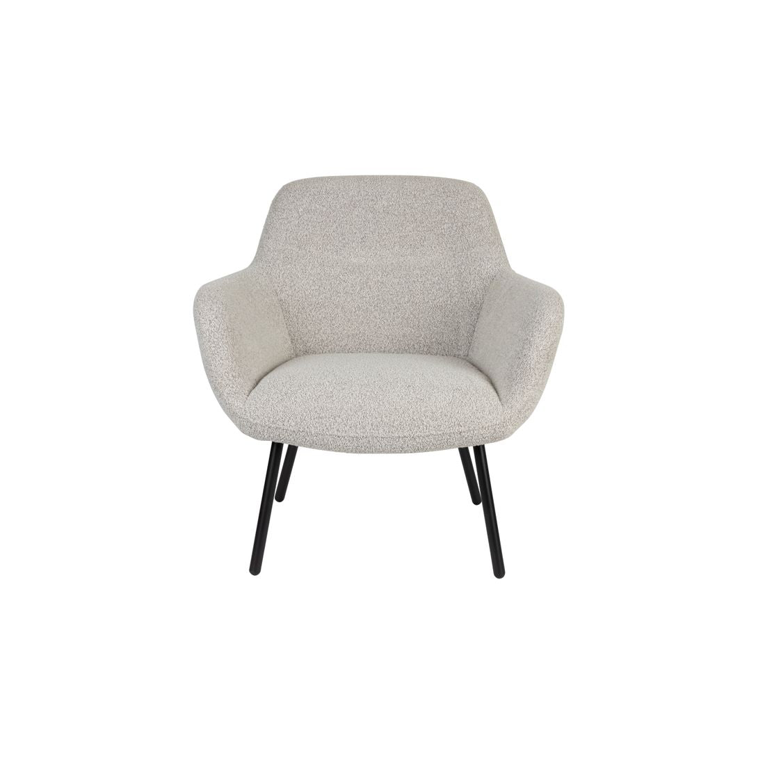 White Label Living Fauteuil Dude Boucle Beige - KwaliteitWonen.nl