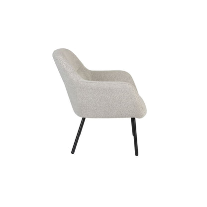 White Label Living Fauteuil Dude Boucle Beige - KwaliteitWonen.nl