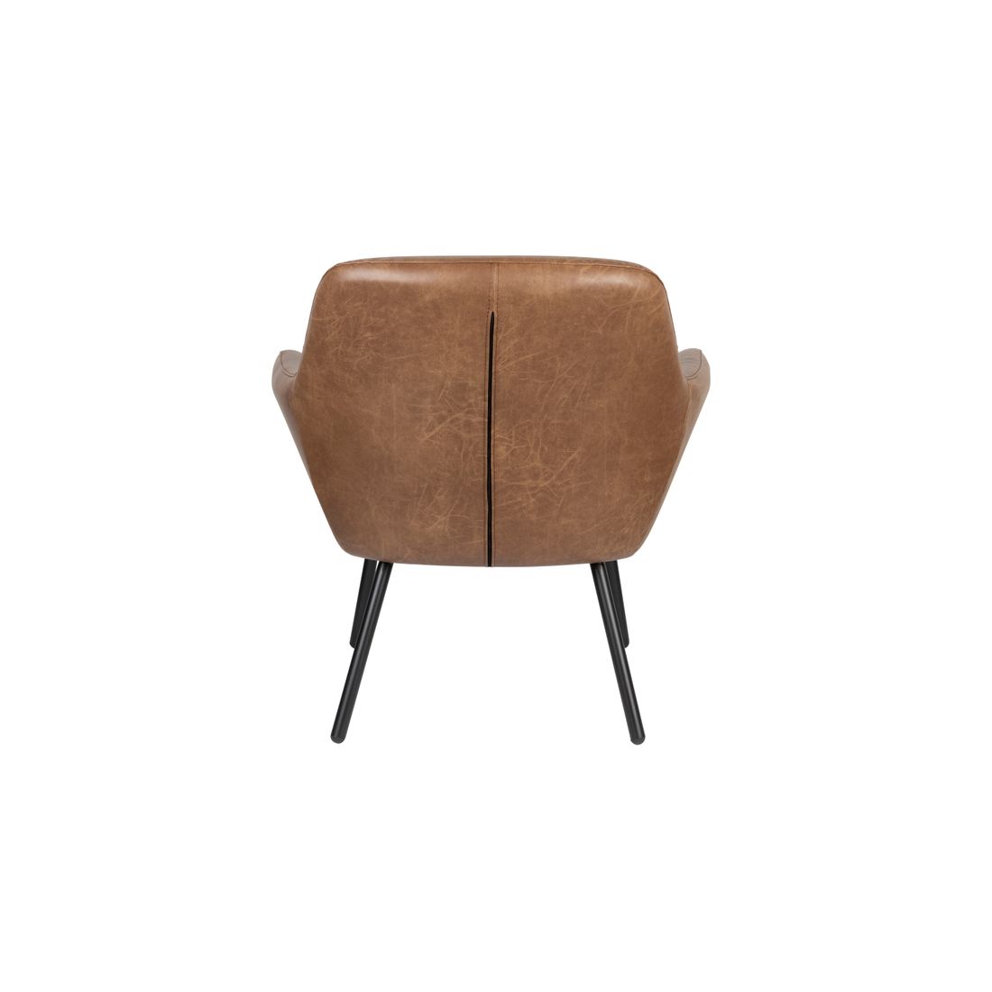 White Label Living Fauteuil Dude Vintage Bruin - KwaliteitWonen.nl