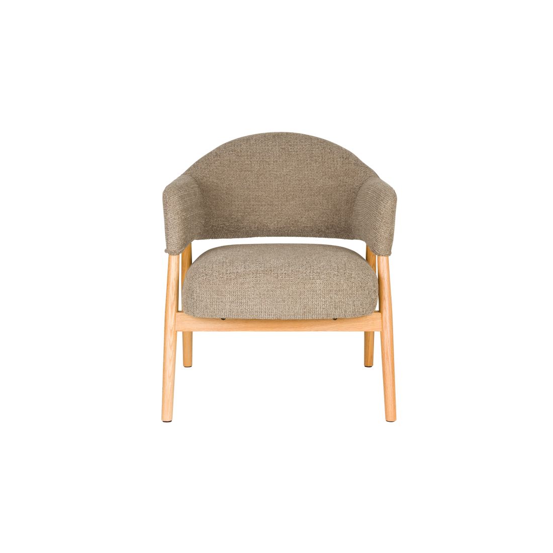 White Label Living Fauteuil Indy Bruin - KwaliteitWonen.nl