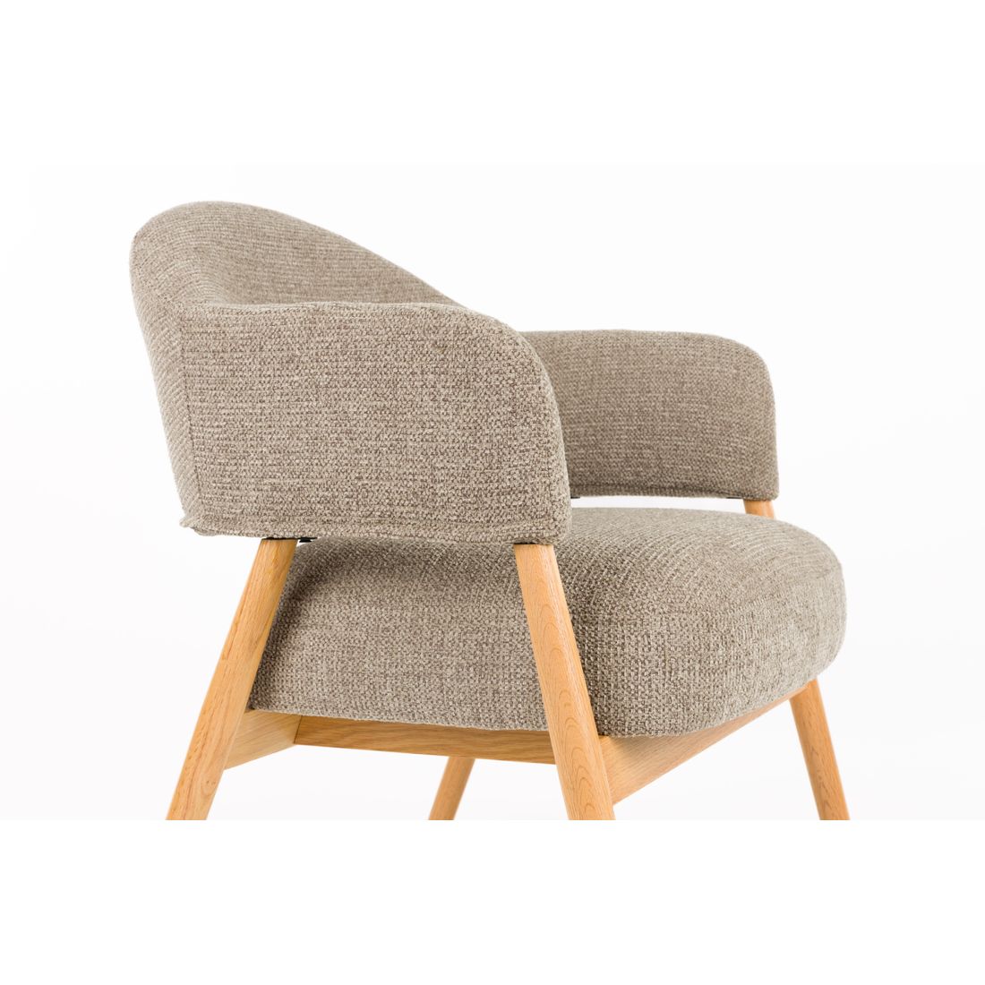 White Label Living Fauteuil Indy Bruin - KwaliteitWonen.nl