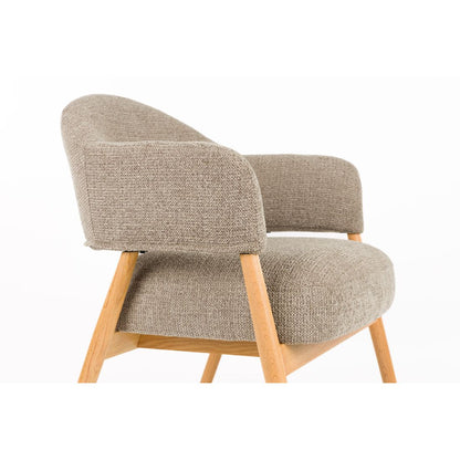 White Label Living Fauteuil Indy Bruin - KwaliteitWonen.nl