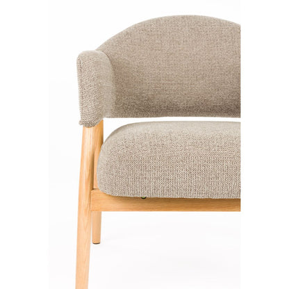 White Label Living Fauteuil Indy Bruin - KwaliteitWonen.nl
