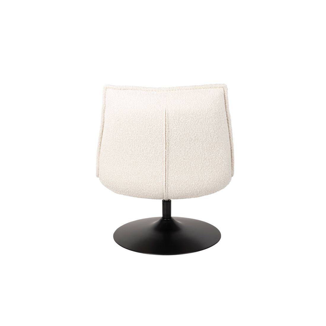 White Label Living Fauteuil Jax Wit Bouclé - KwaliteitWonen.nl