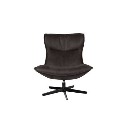 White Label Living Fauteuil John Antraciet - KwaliteitWonen.nl