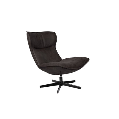 White Label Living Fauteuil John Antraciet - KwaliteitWonen.nl