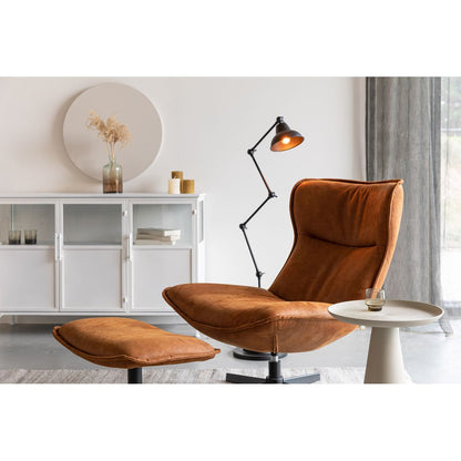 White Label Living Fauteuil John Cognac - KwaliteitWonen.nl