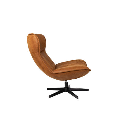 White Label Living Fauteuil John Cognac - KwaliteitWonen.nl