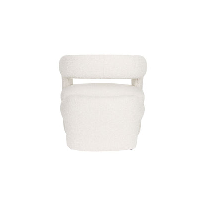 White Label Living Fauteuil Nova Teddy Wit - KwaliteitWonen.nl