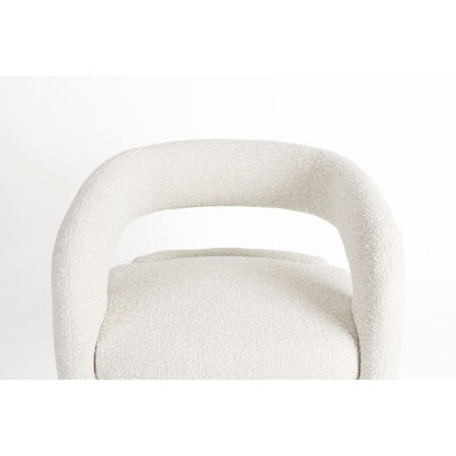 White Label Living Fauteuil Nova Teddy Wit - KwaliteitWonen.nl
