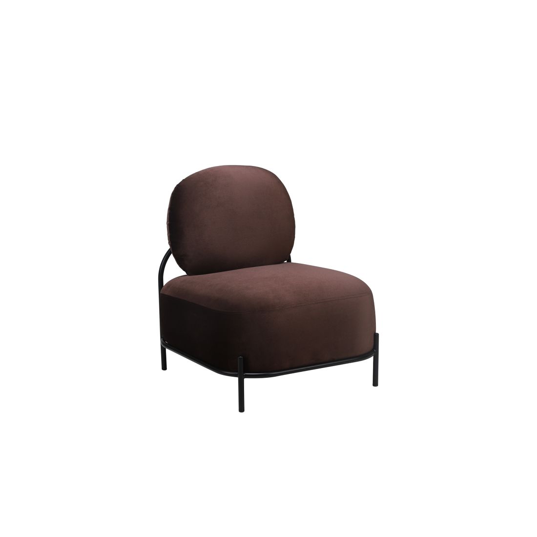 White Label Living Fauteuil Polly Bruin - KwaliteitWonen.nl
