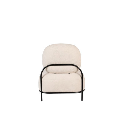 White Label Living Fauteuil Polly Teddy Wit - KwaliteitWonen.nl