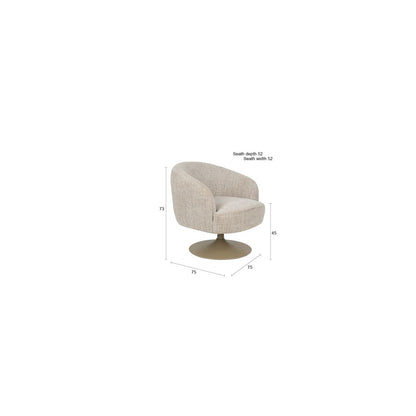 White Label Living Fauteuil Renate - KwaliteitWonen.nl