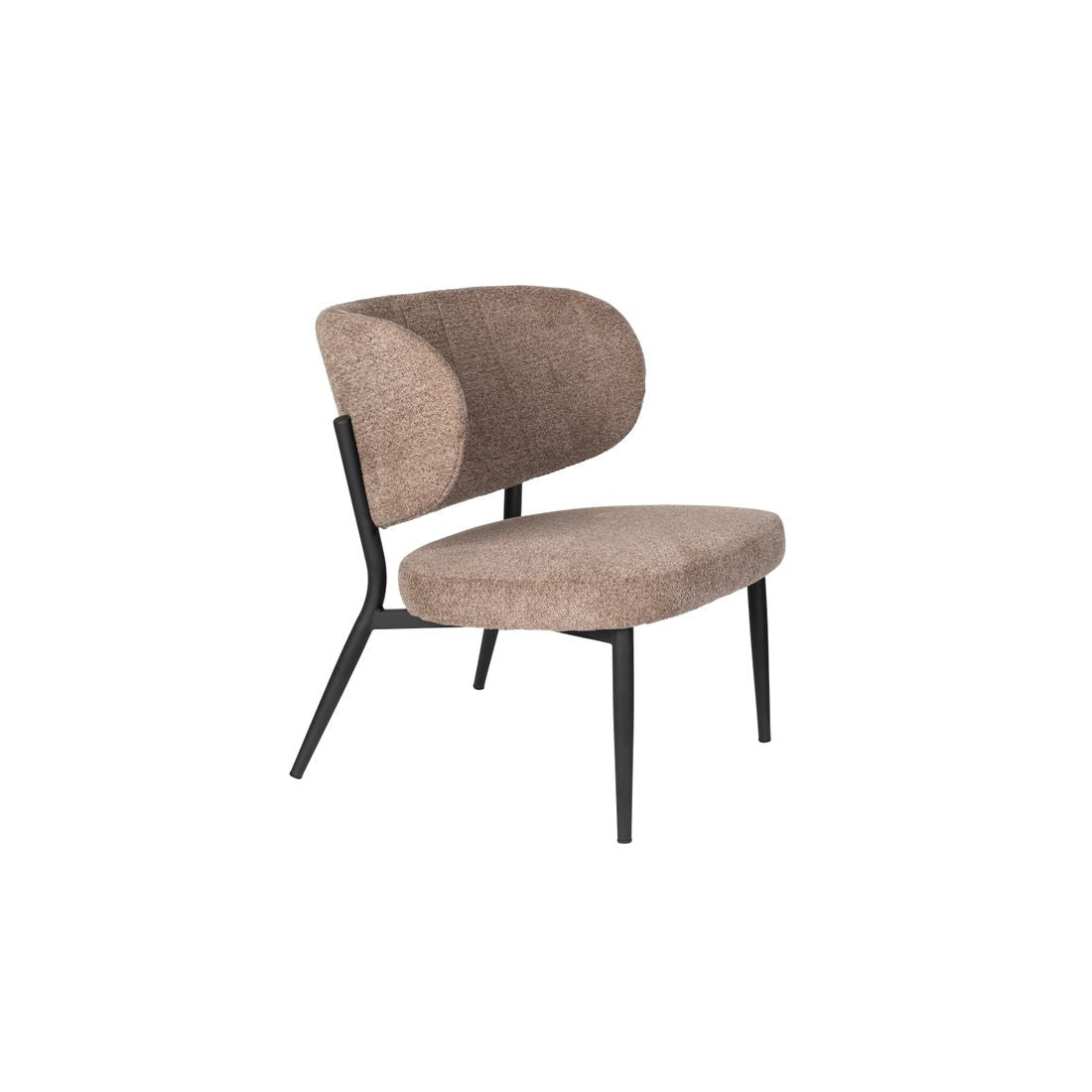 White Label Living Fauteuil Sanne Bruin - KwaliteitWonen.nl