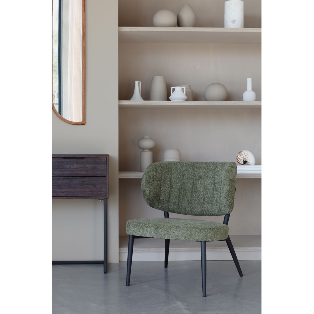 White Label Living Fauteuil Sanne Groen - KwaliteitWonen.nl