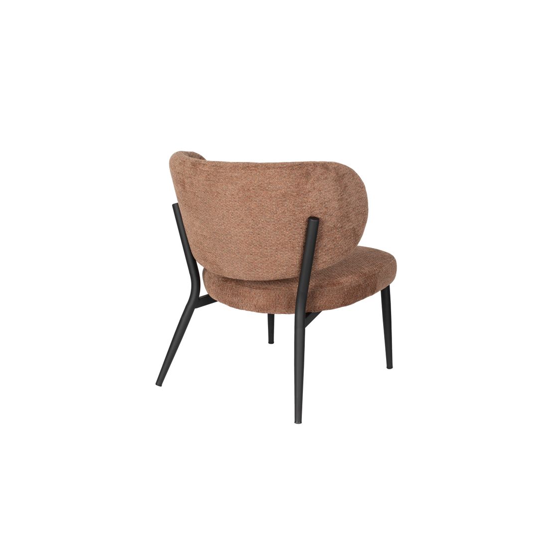 White Label Living Fauteuil Sanne Oranje Bruin - KwaliteitWonen.nl