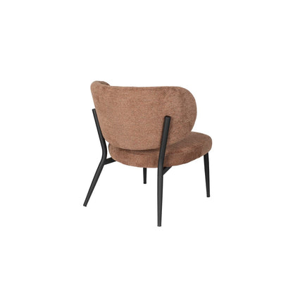 White Label Living Fauteuil Sanne Oranje Bruin - KwaliteitWonen.nl