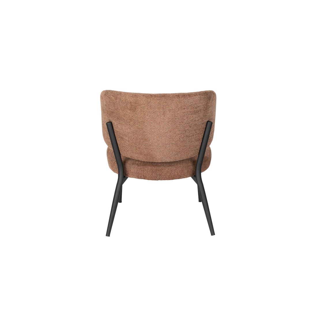 White Label Living Fauteuil Sanne Oranje Bruin - KwaliteitWonen.nl