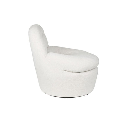 White Label Living Fauteuil Velvoro Wit - KwaliteitWonen.nl