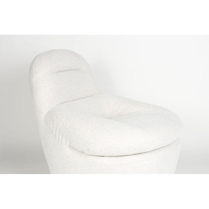 White Label Living Fauteuil Velvoro Wit - KwaliteitWonen.nl