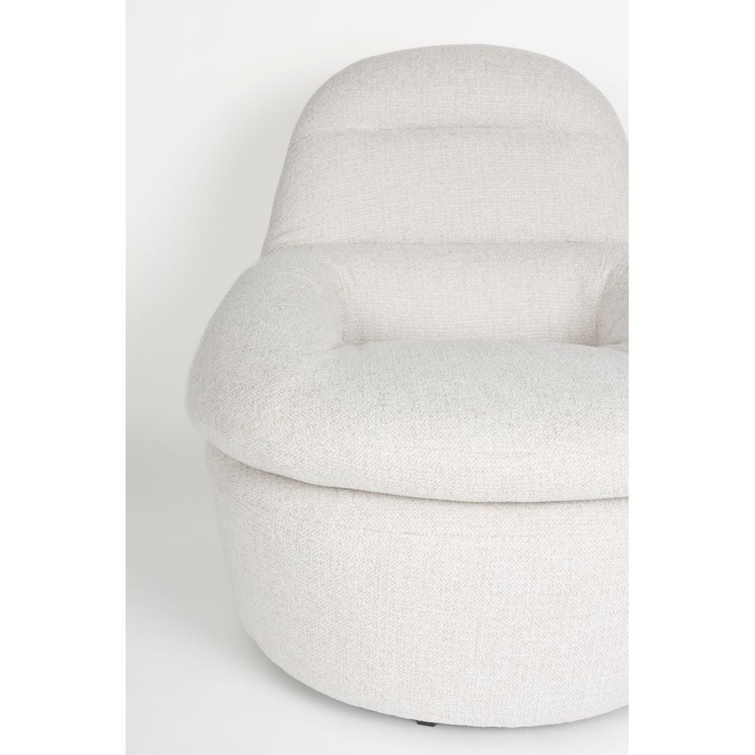 White Label Living Fauteuil Velvoro Wit - KwaliteitWonen.nl
