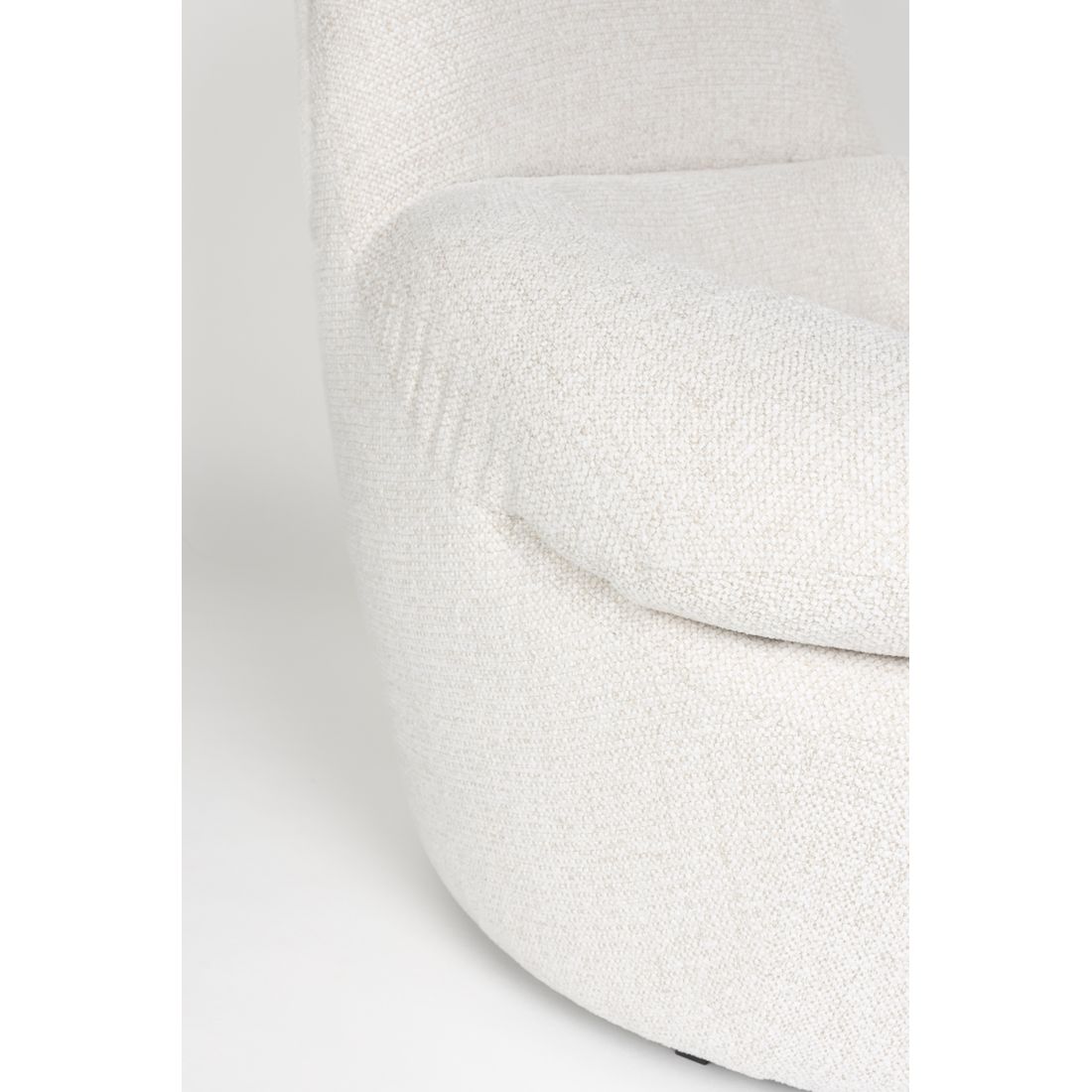 White Label Living Fauteuil Velvoro Wit - KwaliteitWonen.nl