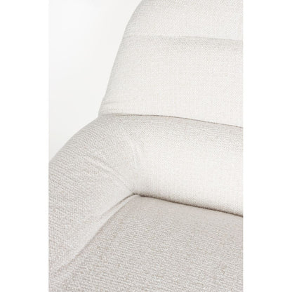White Label Living Fauteuil Velvoro Wit - KwaliteitWonen.nl