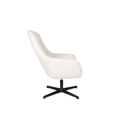 White Label Living Fauteuil Yuki Wit - KwaliteitWonen.nl