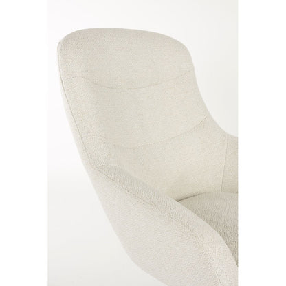 White Label Living Fauteuil Yuki Wit - KwaliteitWonen.nl