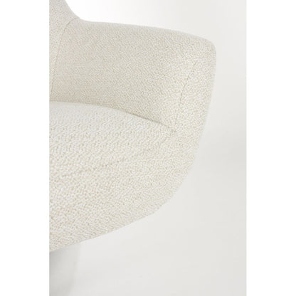 White Label Living Fauteuil Yuki Wit - KwaliteitWonen.nl